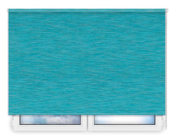 Стандартные рулонные шторы Корсо голубой цена. Купить в «Мастерская Жалюзи»